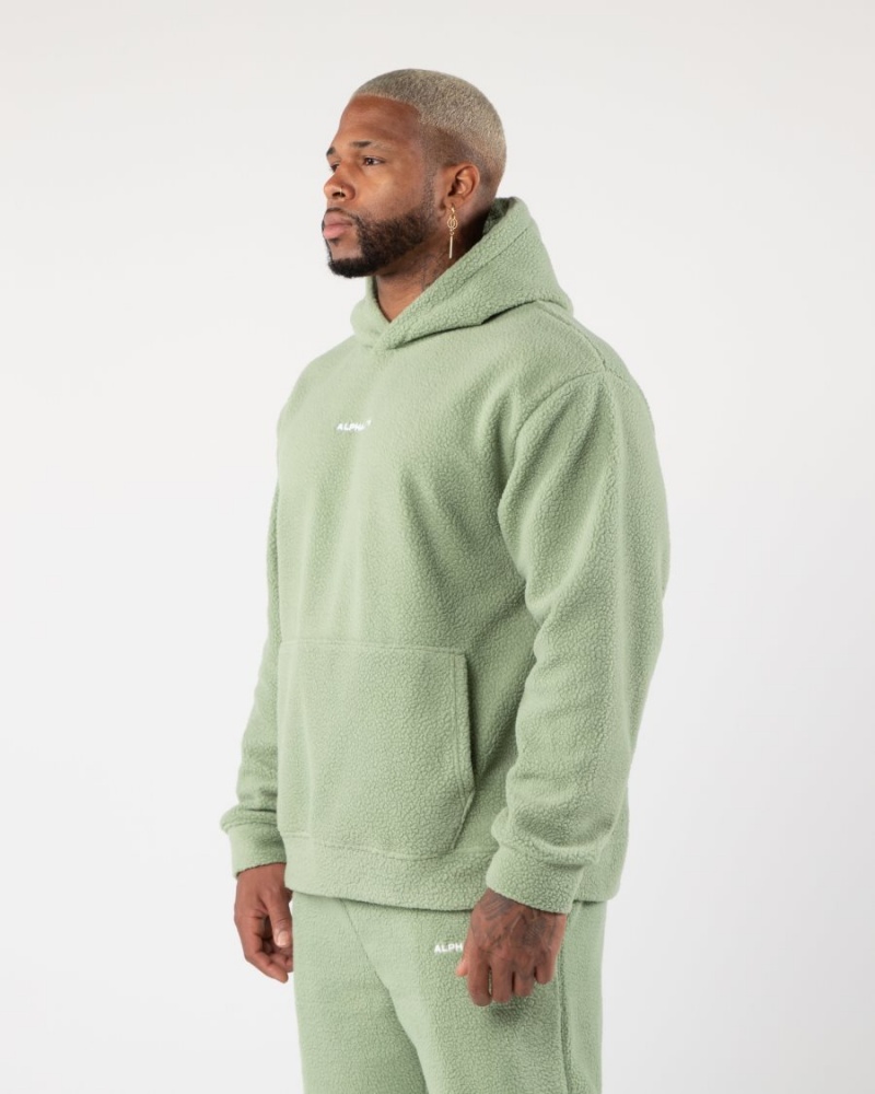 Sweat a Capuche Alphalete King Hoodie Sage Homme | IVX-04978260