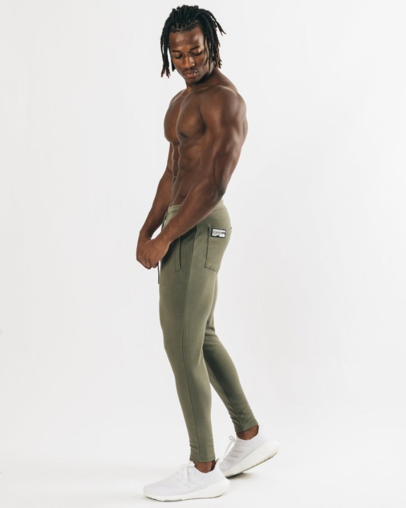 Pantalon Jogging Alphalete Identity Jogger Vert Olive Clair Homme | GCL-53922076