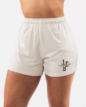 Short Alphalete Signature Mesh Corta 4" Sea Shell Femme | AOS-51157177