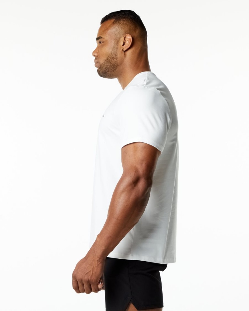 Chemises Alphalete Classiche Tee Blanche Homme | RQL-45527181