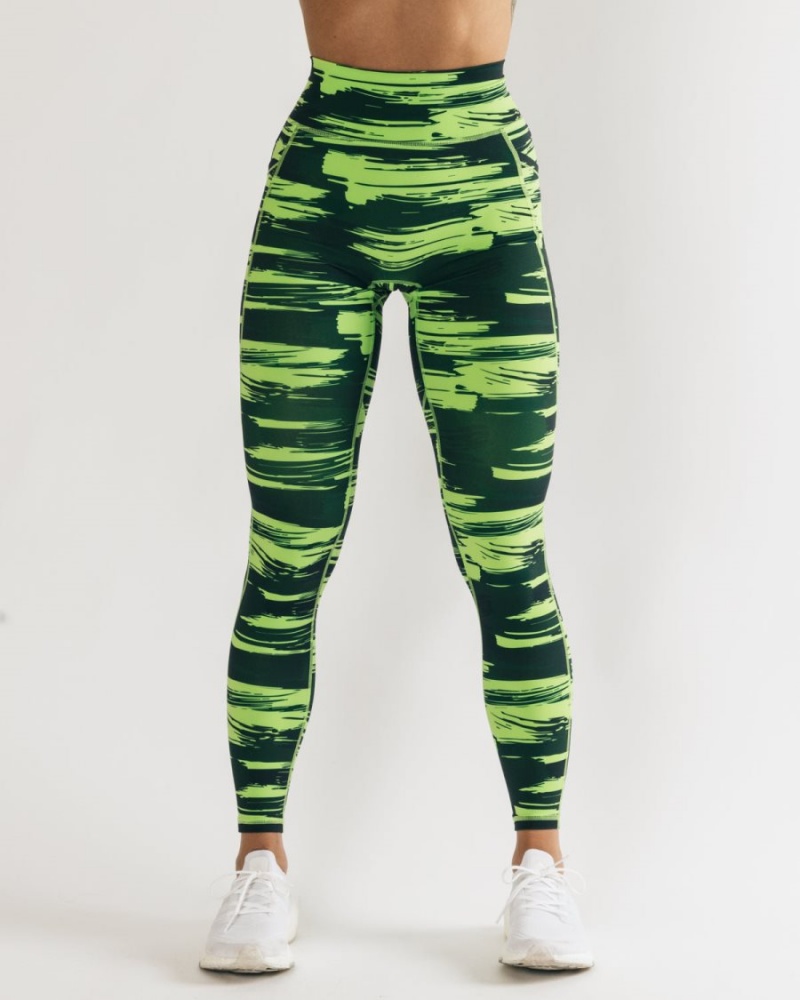 Leggings Alphalete Surface Pocket Legging Camouflage Femme | QKE-32647965