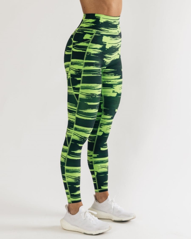 Leggings Alphalete Surface Pocket Legging Camouflage Femme | QKE-32647965