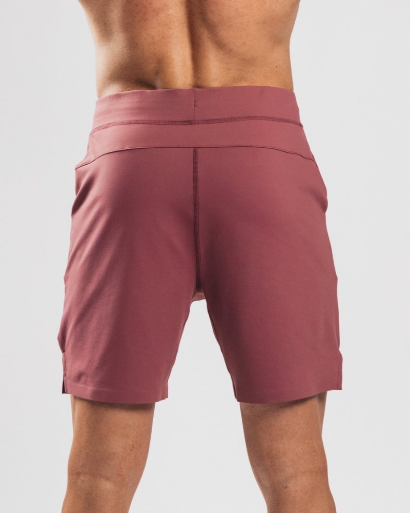 Short Alphalete Trace Corta 8" Mauve Homme | MZJ-71393106