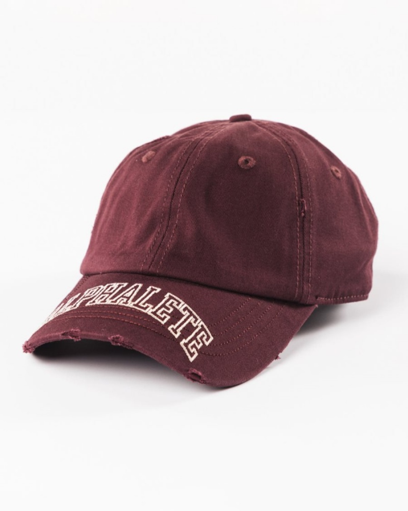 Accessoires Alphalete Collegiate Vintage Cap Sangria Homme | CEI-32887960