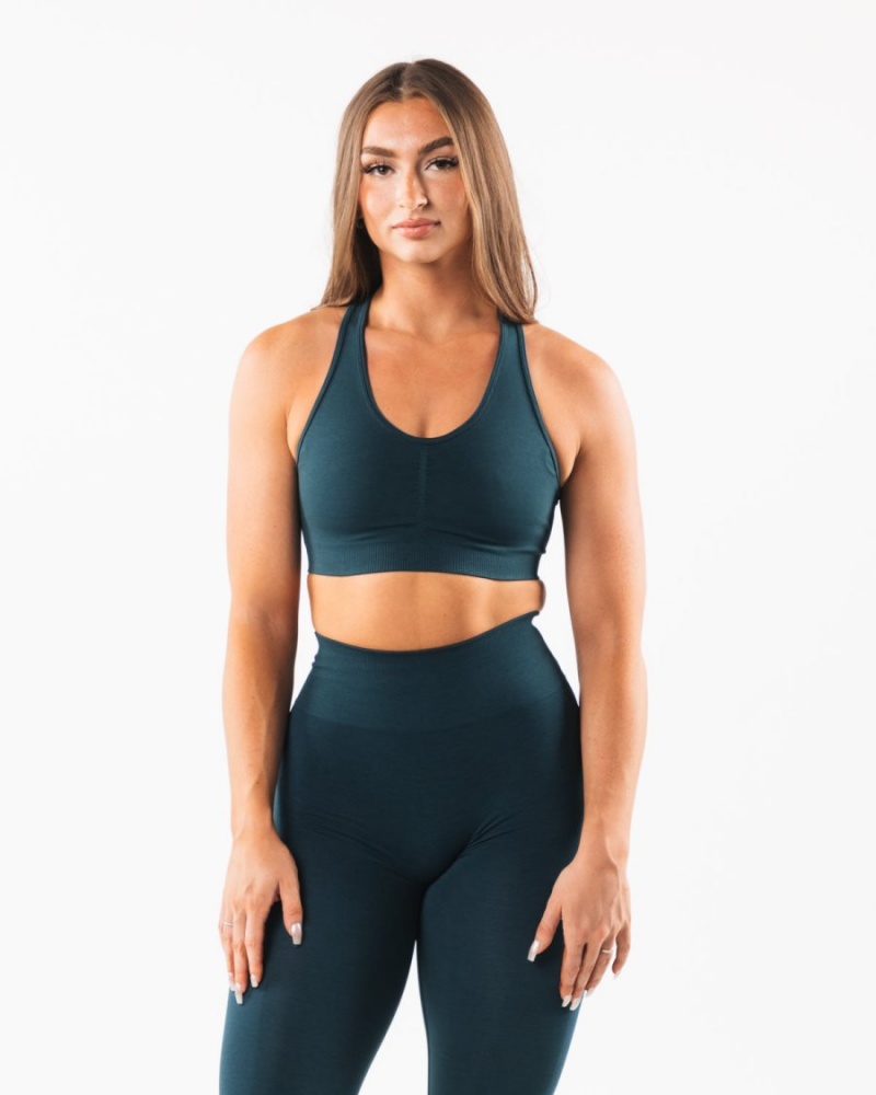 Soutien Gorge Sport Alphalete Amplify Bra Midnight Femme | DAY-07702554