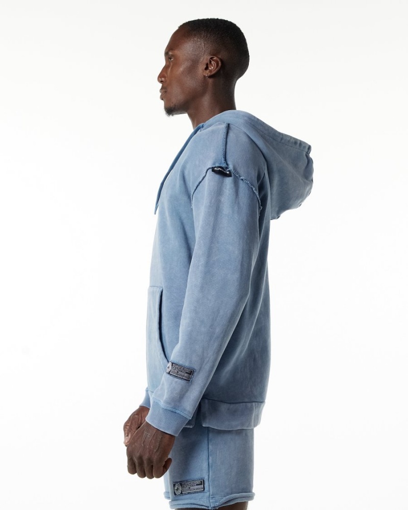 Sweat a Capuche Alphalete Very Terry Hoodie Bleu Homme | OCP-58151565