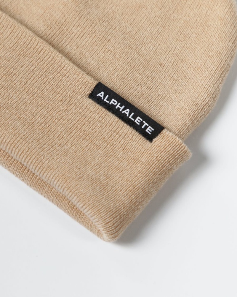 Accessoires Alphalete Essential Foldover Beanie Linen Homme | YII-20502400