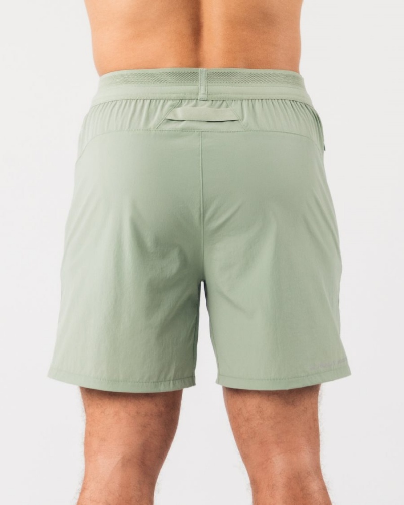 Short Alphalete Studio Corta 6" Sage Homme | BJX-21457920