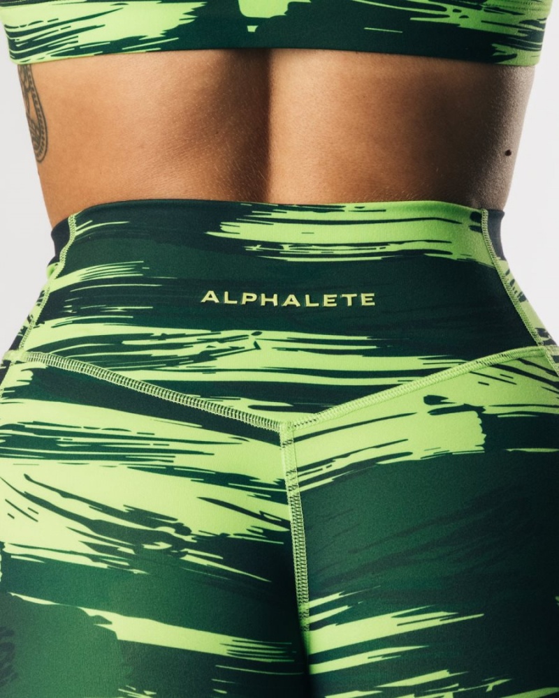 Leggings Alphalete Surface Pocket Legging Camouflage Femme | QKE-32647965