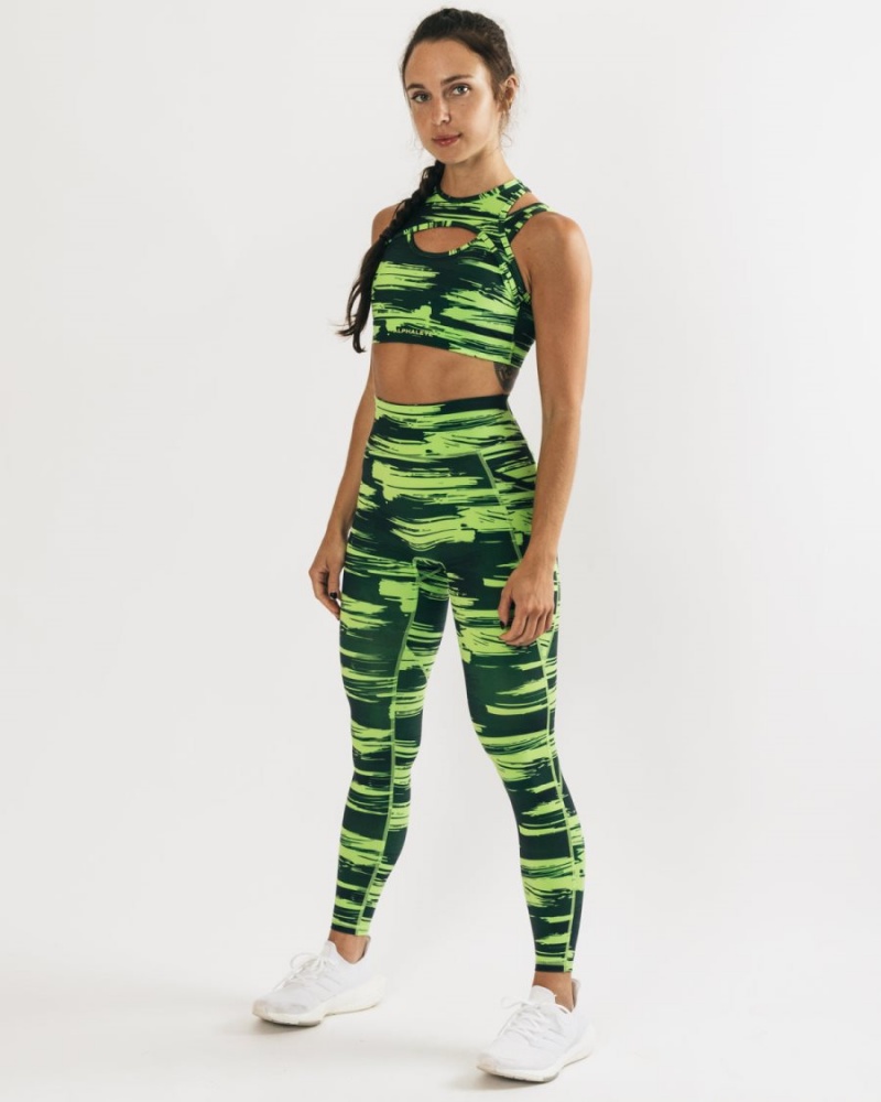 Leggings Alphalete Surface Pocket Legging Camouflage Femme | QKE-32647965