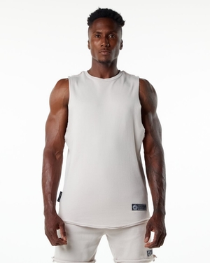 Stringers Alphalete Very Terry Cutoff Moonstone Homme | JLW-79867578