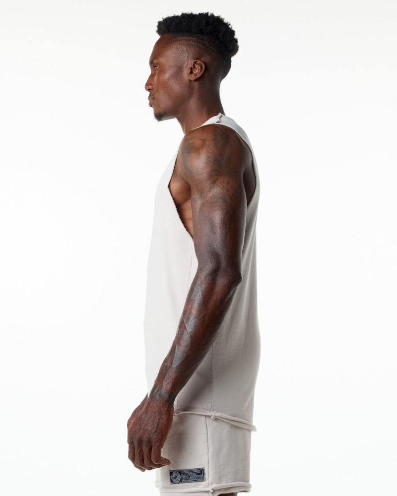 Stringers Alphalete Very Terry Cutoff Moonstone Homme | JLW-79867578