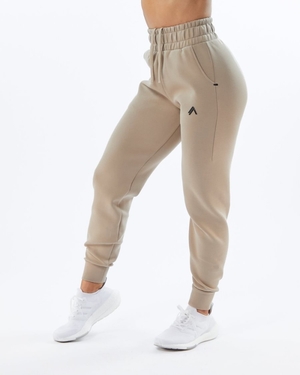 Pantalon Jogging Alphalete ELMTS Cuffed Jogger Tan Femme | NBG-89946280