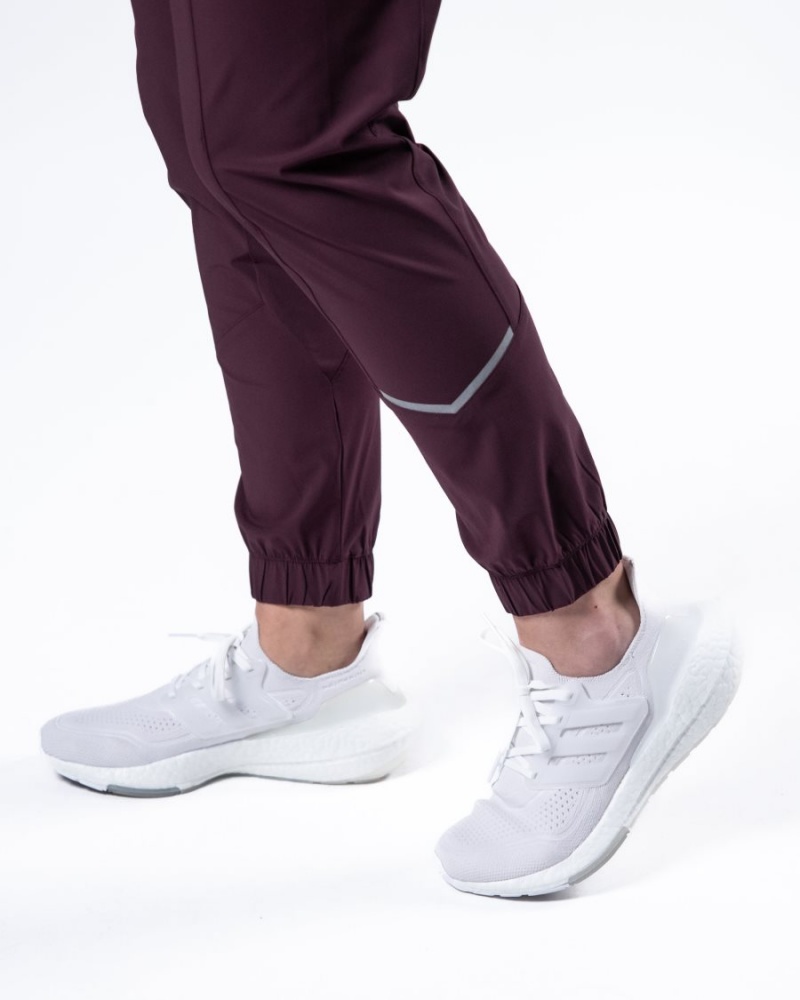 Pantalon Jogging Alphalete Studio Pant Bordeaux Femme | PSE-78026975