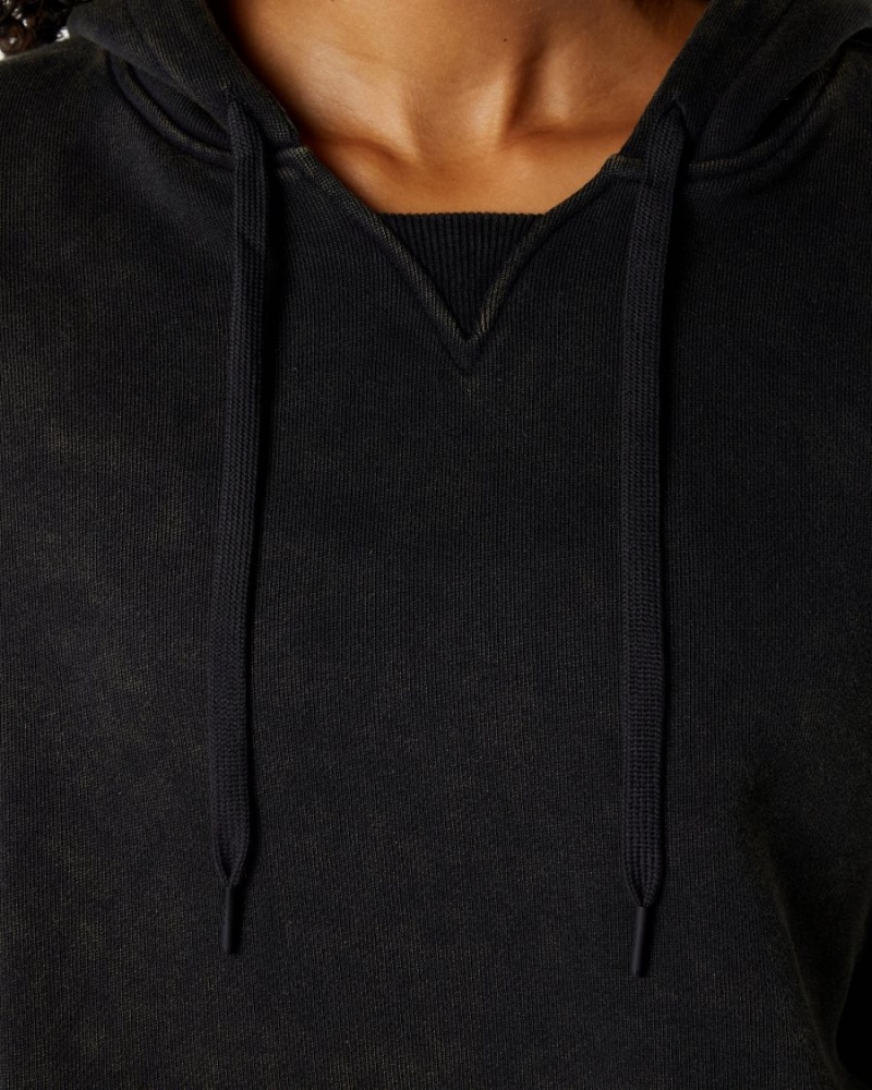 Sweat a Capuche Alphalete Very Terry Hoodie Onyx Femme | YJW-67272261