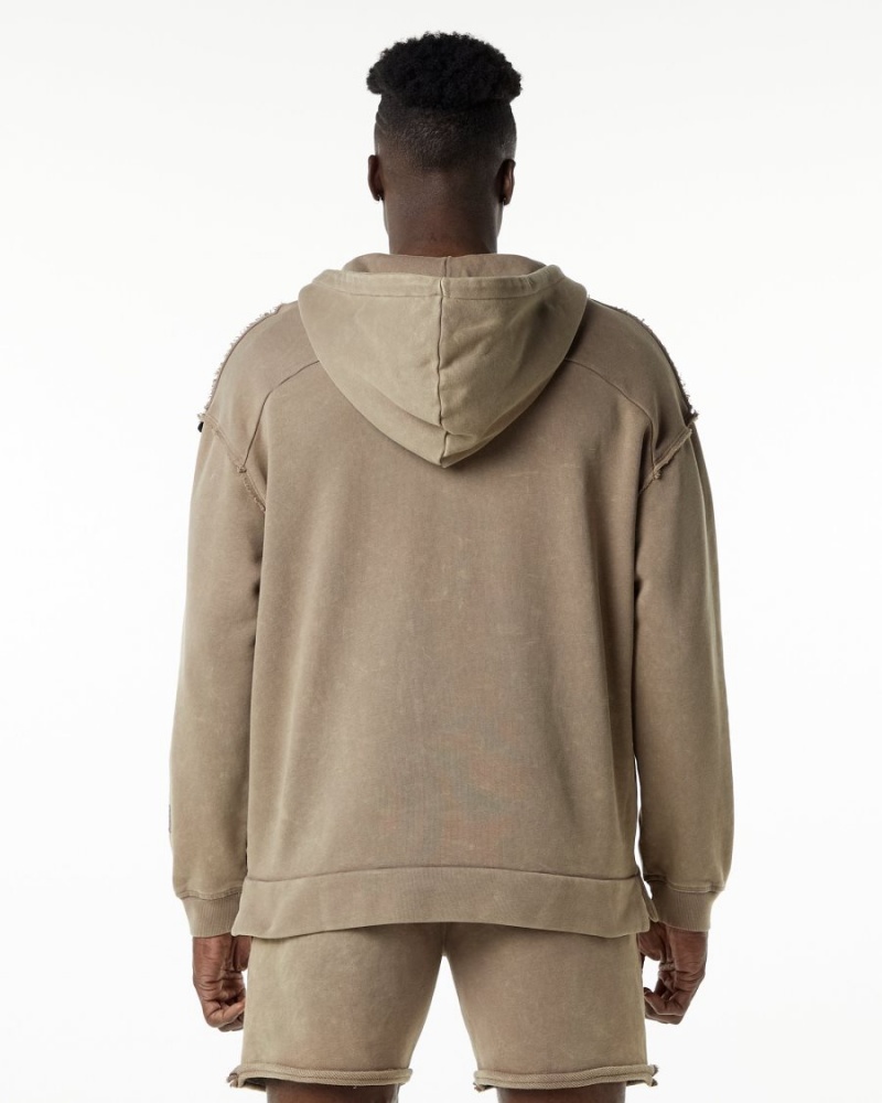 Sweat a Capuche Alphalete Very Terry Hoodie Smokey Quartz Homme | RSI-31207263