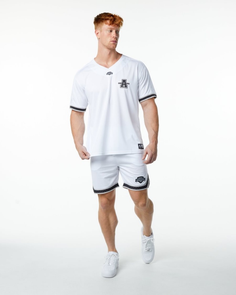 Chemises Alphalete Varsity NFL Jersey Blanche Homme | WDN-70350614