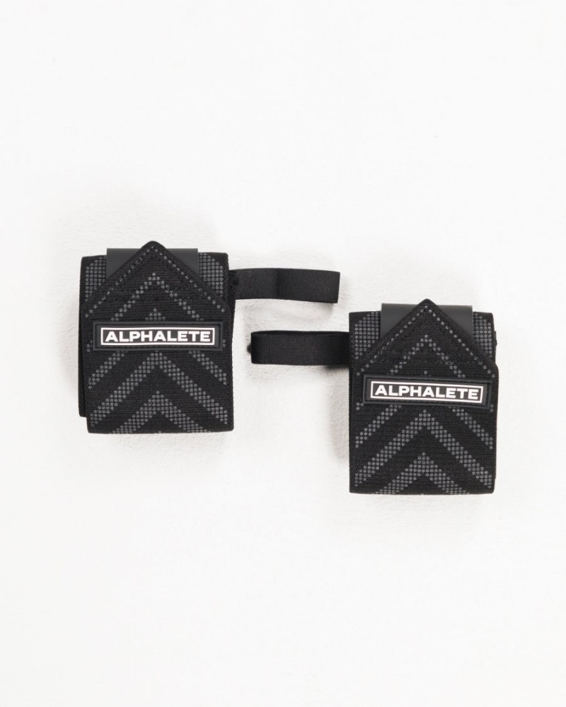 Accessoires Alphalete Wrist Wraps Noir Homme | QBQ-94108412