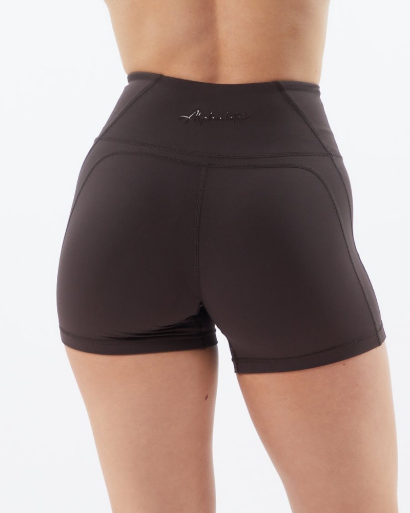 Short Alphalete Pulse Surge Corta 4" Grise Femme | IDF-26209288