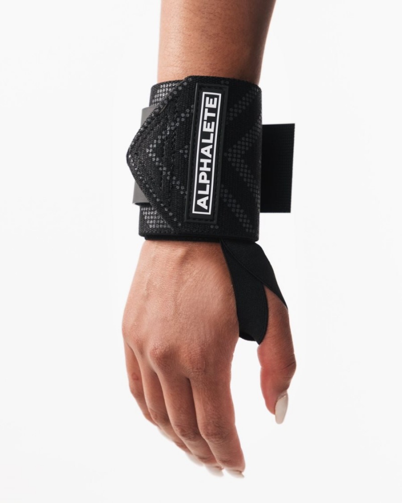 Accessoires Alphalete Wrist Wraps Noir Homme | QBQ-94108412