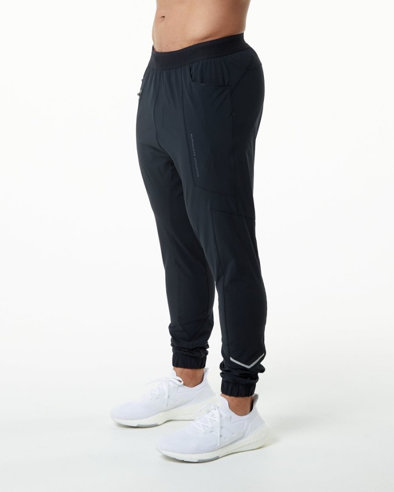 Pantalon Jogging Alphalete Studio Pant Noir Homme | HEF-87874030