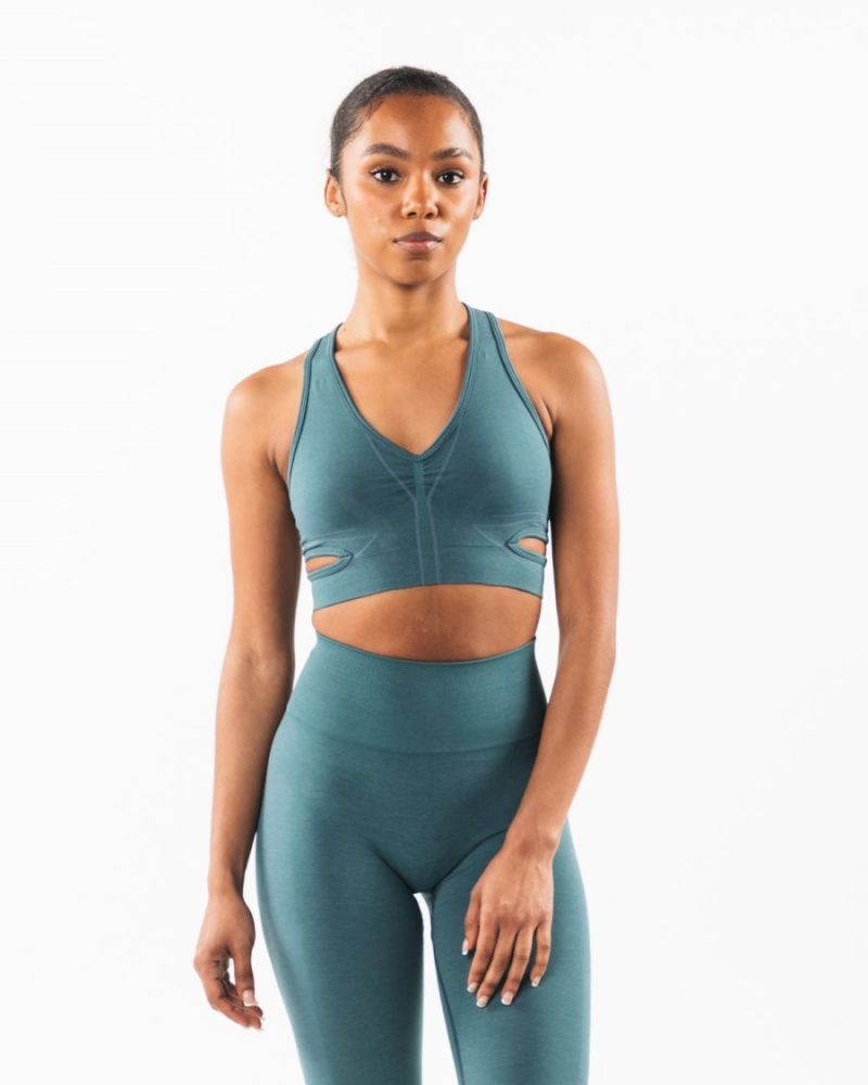 Soutien Gorge Sport Alphalete Stratus Bra Ocean Femme | BNO-76916112