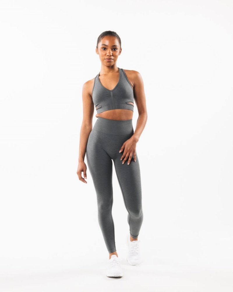 Soutien Gorge Sport Alphalete Stratus Bra Smoke Femme | AKV-90858534