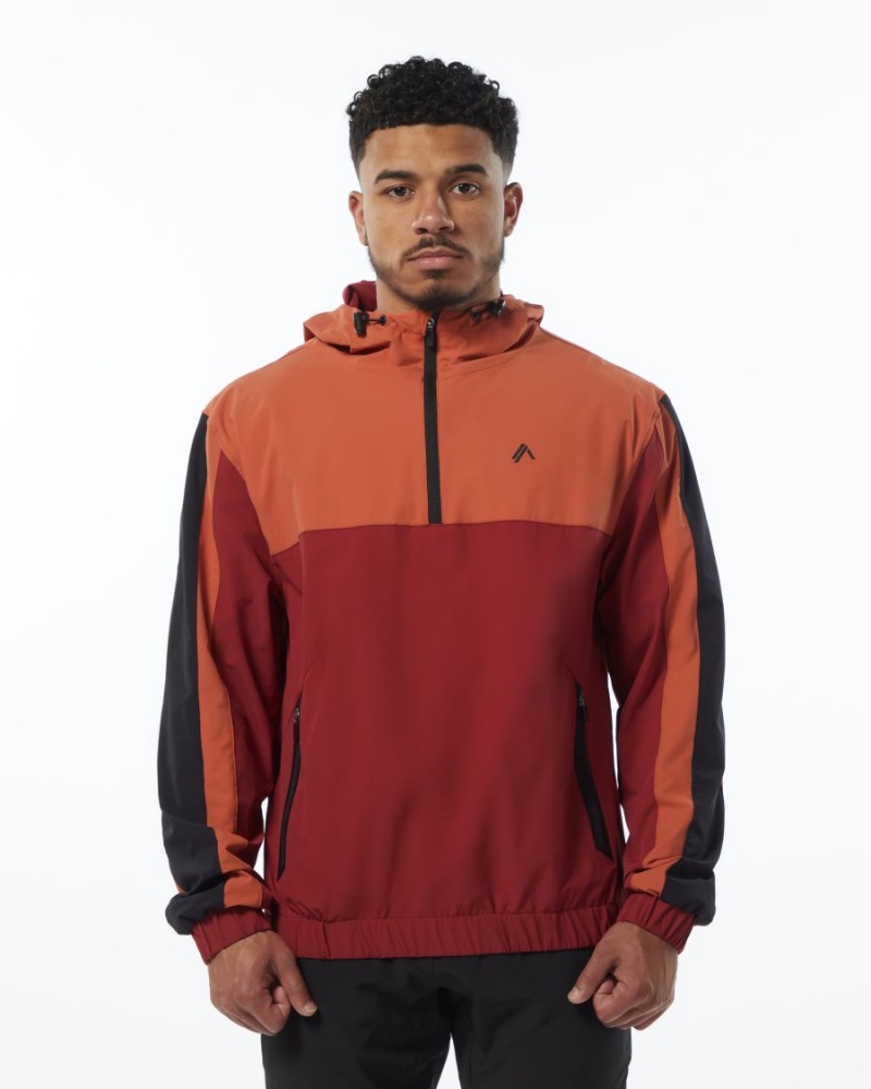 Vestes Alphalete Infinity Tech Jacket Rouge Homme | DRI-95817689