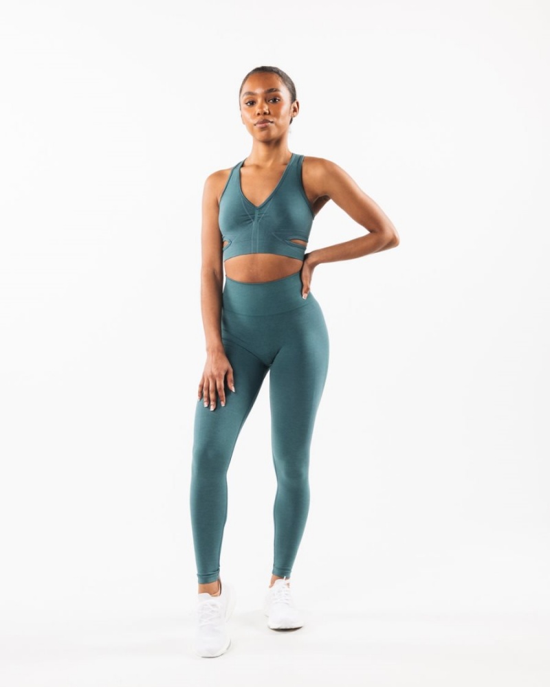 Soutien Gorge Sport Alphalete Stratus Bra Ocean Femme | BNO-76916112