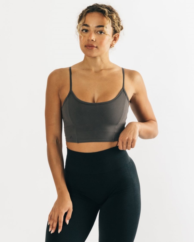 Debardeur Alphalete Ultrasoft Allure Tank Grise Femme | ZTF-44391703