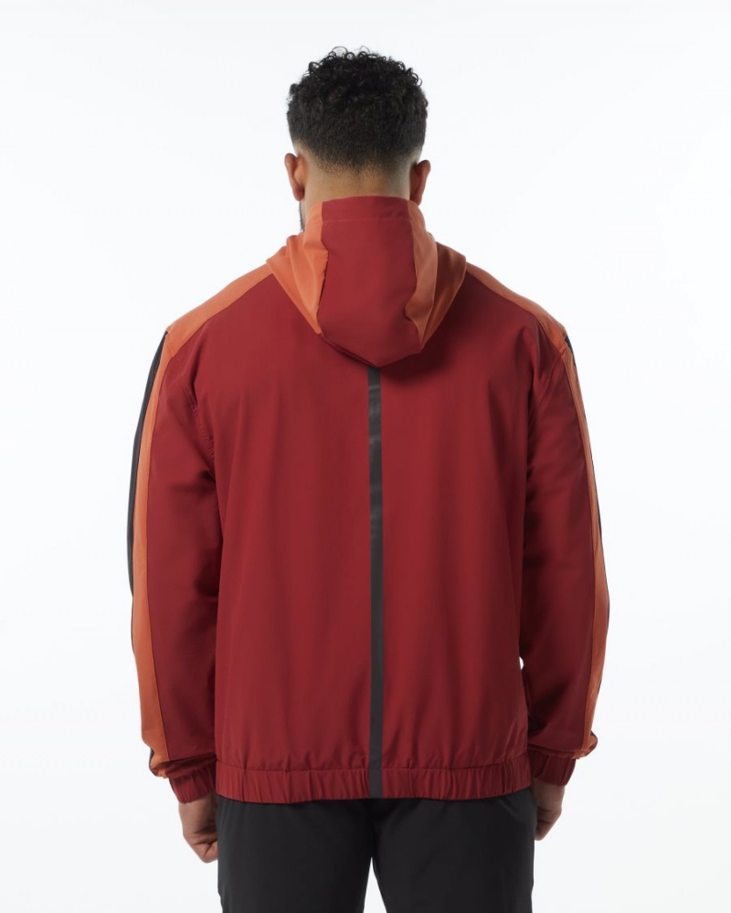 Vestes Alphalete Infinity Tech Jacket Rouge Homme | DRI-95817689