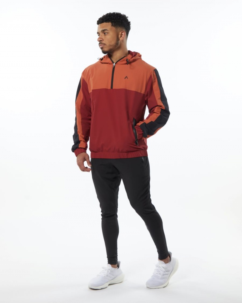 Vestes Alphalete Infinity Tech Jacket Rouge Homme | DRI-95817689