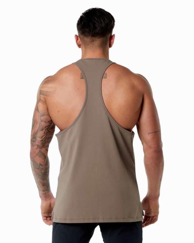 Stringers Alphalete Emblem Stringer Mocha Homme | IWC-04876459