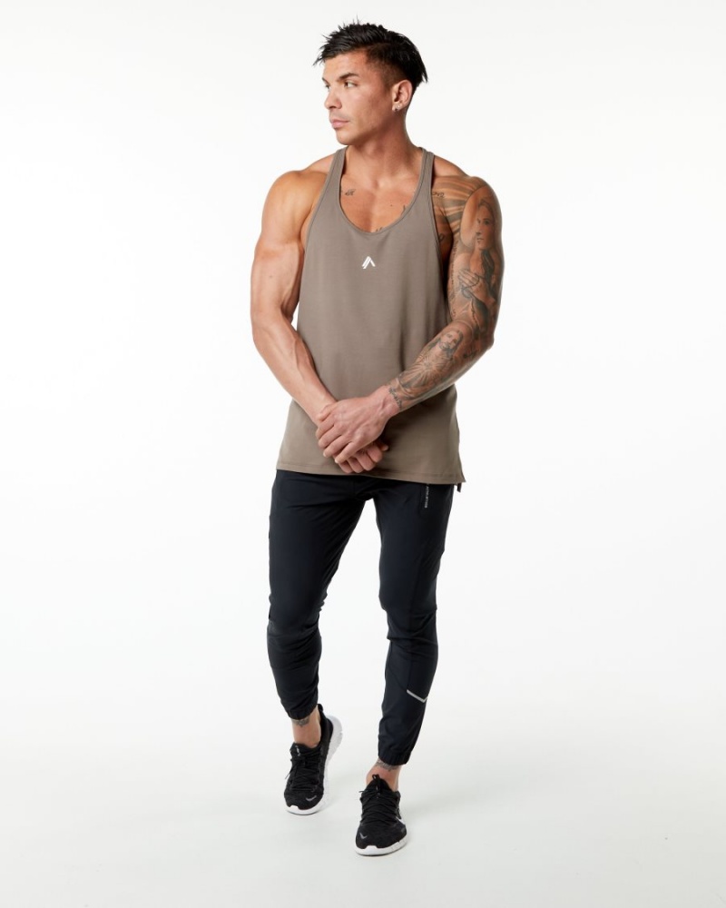 Stringers Alphalete Emblem Stringer Mocha Homme | IWC-04876459