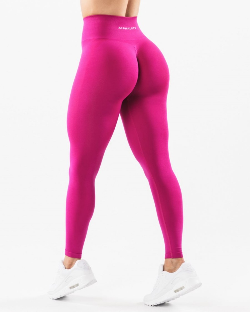 Leggings Alphalete Amplify Legging Magenta Femme | VHL-00611310