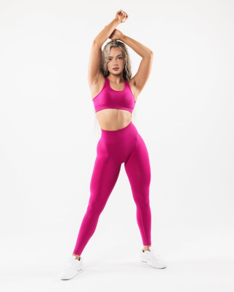 Leggings Alphalete Amplify Legging Magenta Femme | VHL-00611310