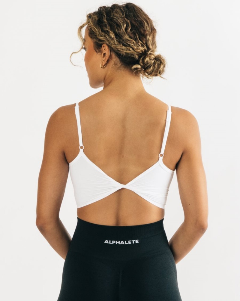 Debardeur Alphalete Ultrasoft Allure Tank Blanche Femme | YSI-07602102