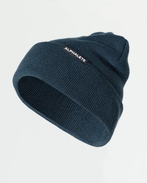 Accessoires Alphalete Essential Foldover Beanie Midnight Homme | JVP-13531561