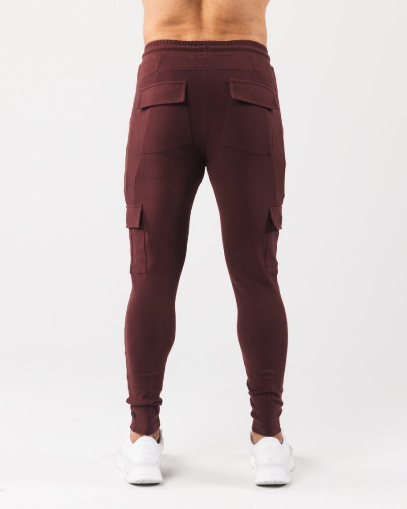 Pantalon Jogging Alphalete Identity Cargo Sangria Homme | MZQ-81197244