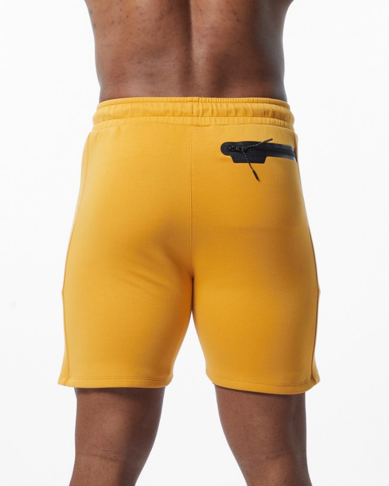 Short Alphalete ELMTS Athlétiques Corta 6" Jaune Homme | PAG-81747856