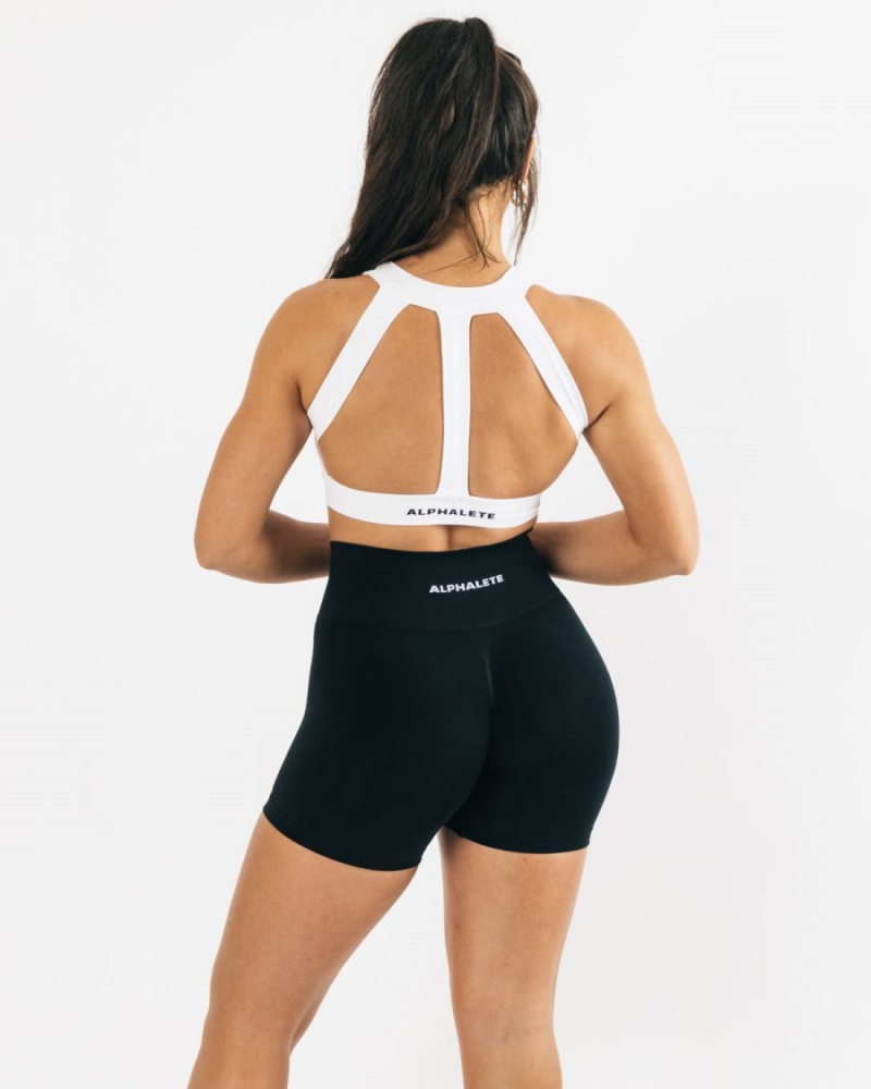 Soutien Gorge Sport Alphalete Trinity Bra Blanche Femme | FKV-76184257