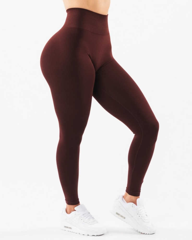 Leggings Alphalete Amplify Legging Sangria Femme | DDR-04727438