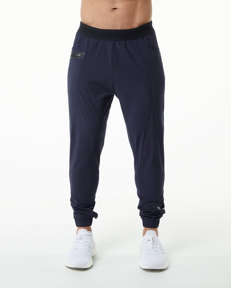 Pantalon Jogging Alphalete Studio Pant Bleu Homme | PFI-91187570