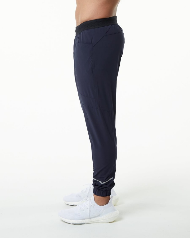 Pantalon Jogging Alphalete Studio Pant Bleu Homme | PFI-91187570