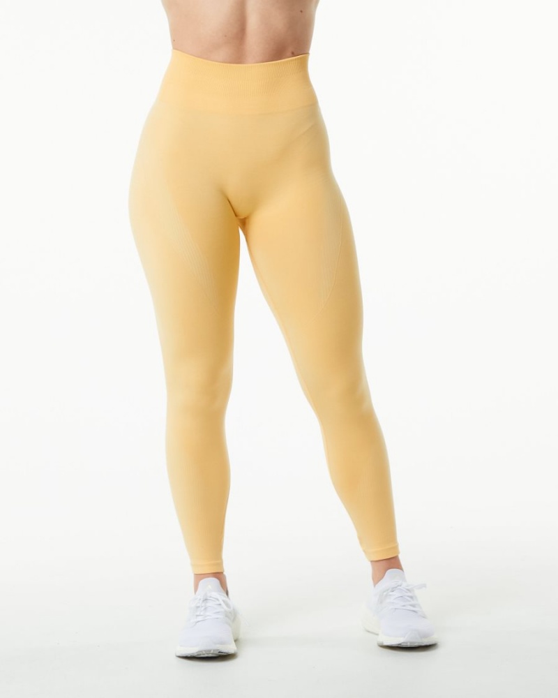 Leggings Alphalete Ozone Legging Daffodil Femme | NRI-24071036