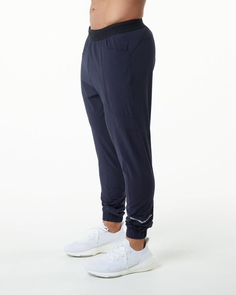 Pantalon Jogging Alphalete Studio Pant Bleu Homme | PFI-91187570