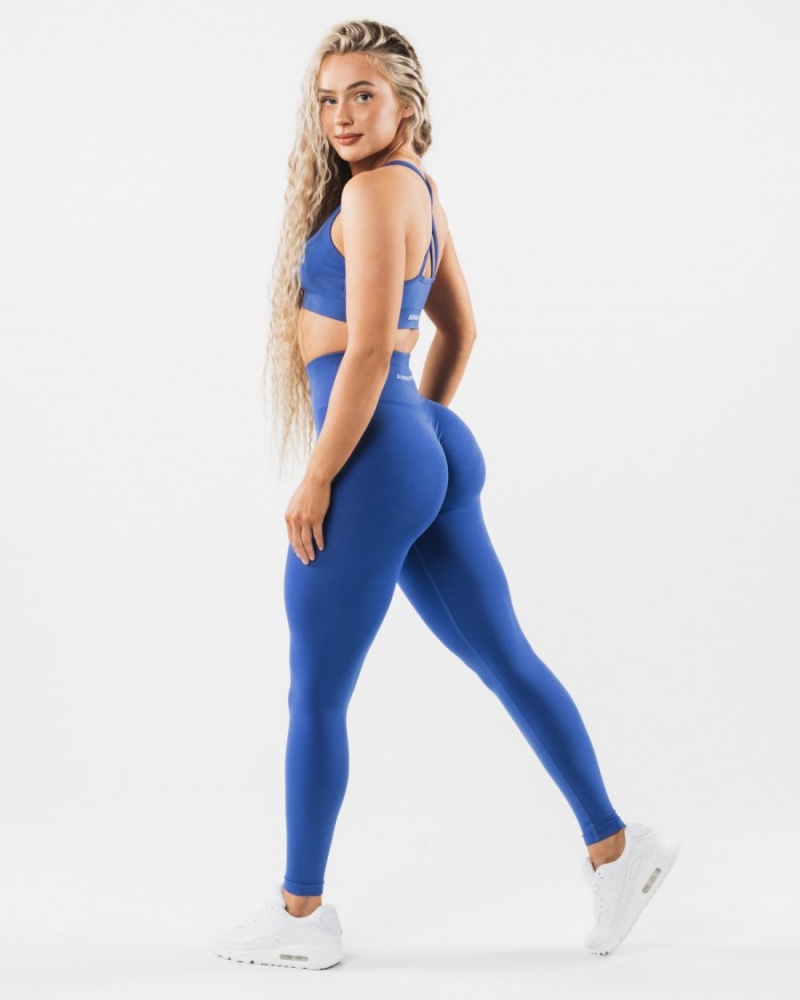 Leggings Alphalete Amplify Legging Sapphire Femme | SUL-32168762