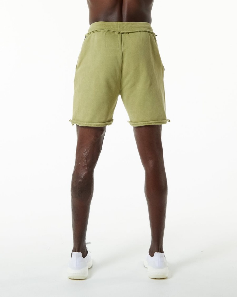 Short Alphalete Very Terry Corta Vert Homme | KQH-01430578