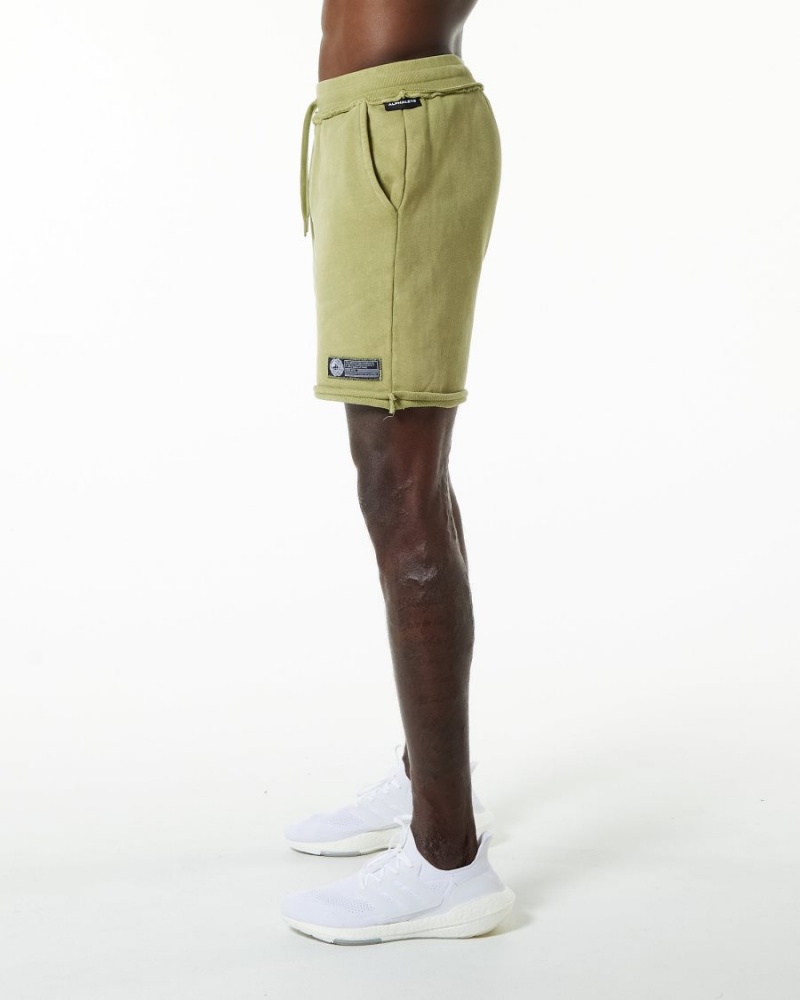 Short Alphalete Very Terry Corta Vert Homme | KQH-01430578