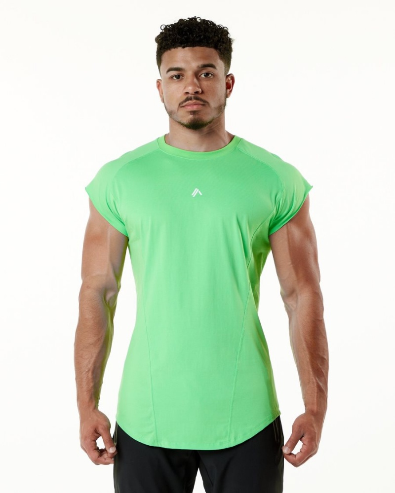 Stringers Alphalete Velocity Sans Manches Tee Vert Homme | NYF-85501805